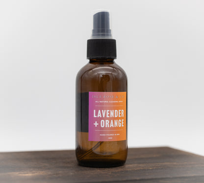 Orange Lavender Natural Spray - 4oz