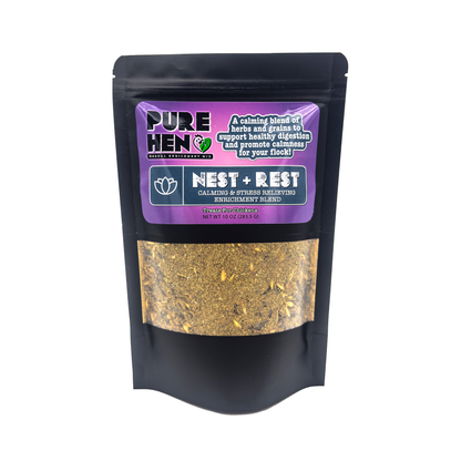 Nest + Rest - PureHen Calming & Stress Relieving Enrichment Blend