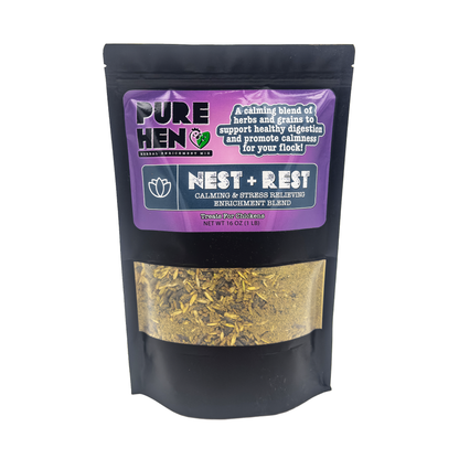 Nest + Rest - PureHen Calming & Stress Relieving Enrichment Blend