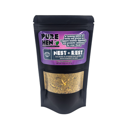 Nest + Rest - PureHen Calming & Stress Relieving Enrichment Blend